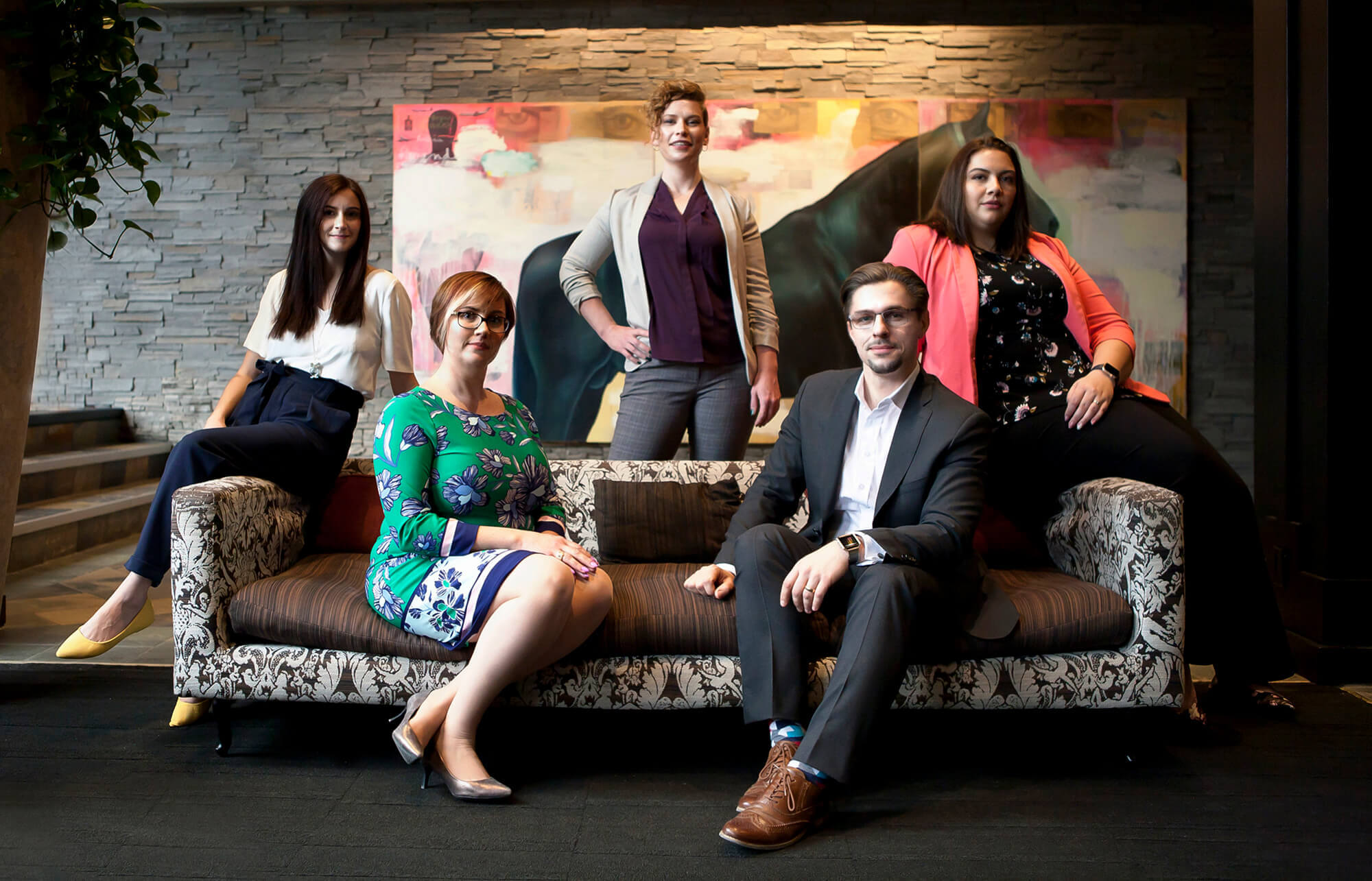 A medium sized group image of the staff of Sitar & Milczarek Criminal Defence Lawyers